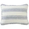 HiEnd Accents Prescott Navy Stripe Pillow Sham Set - King -Western Desert Shop 28471C 85 P1