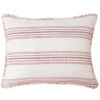 HiEnd Accents Prescott Red Stripe Pillow Sham Set - Queen -Western Desert Shop 28471H 70 P1