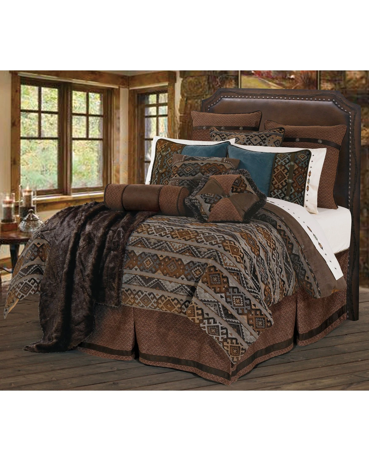 HiEnd Accents Rio Grande Queen Bedding Set 3 HiEnd Accents Rio Grande Queen Bedding Set